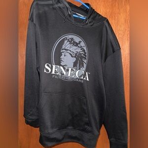 Sweater with Seneca logo. Size XL 100%polyester